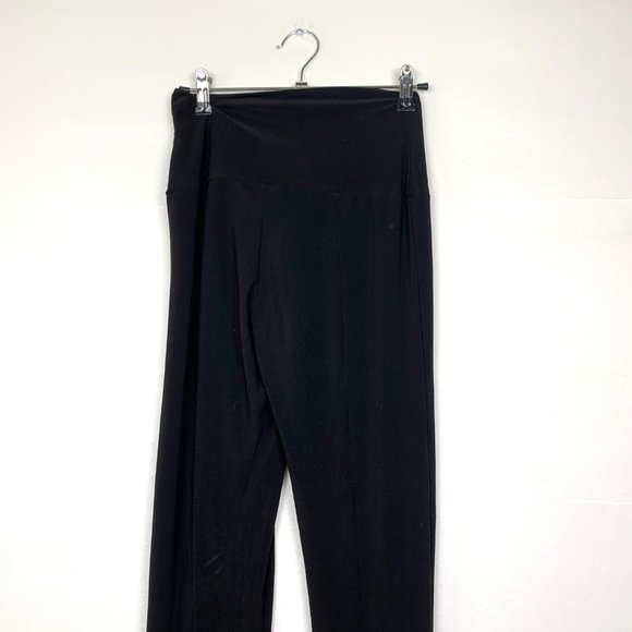 Norma Kamali Spat Flare Split Legging Pants Black XS - Picture 6 of 12